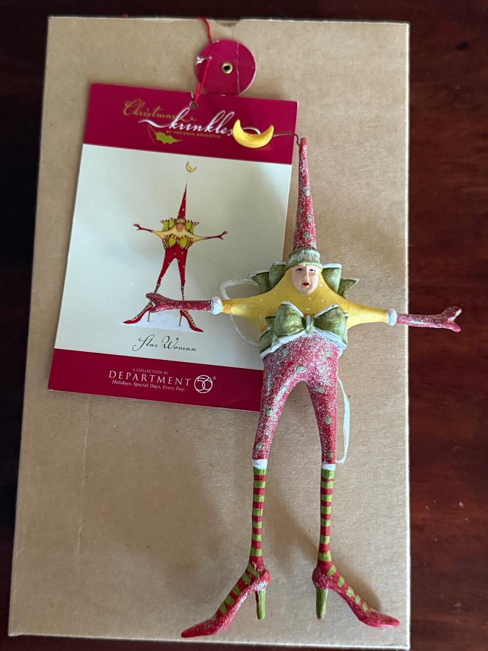 Department 56  Krinkles Patience Woman Star Woman